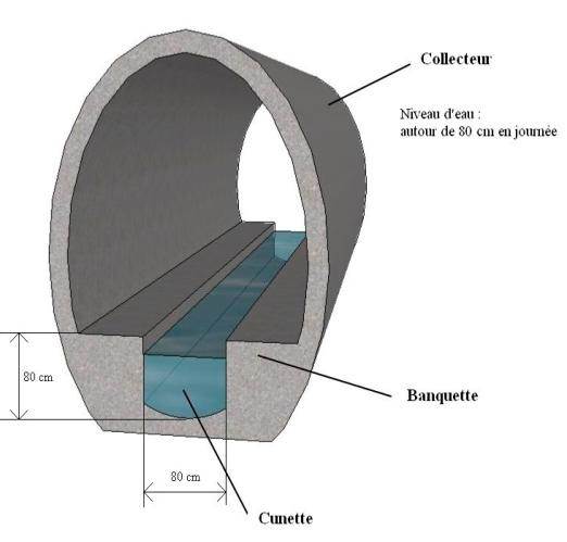horseshoe shaped pipe cutaway